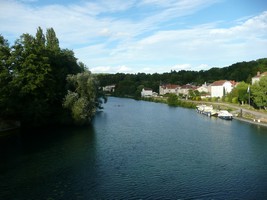 03-09-2025, La Meuse, oftewel de Maas in St. Mihiel